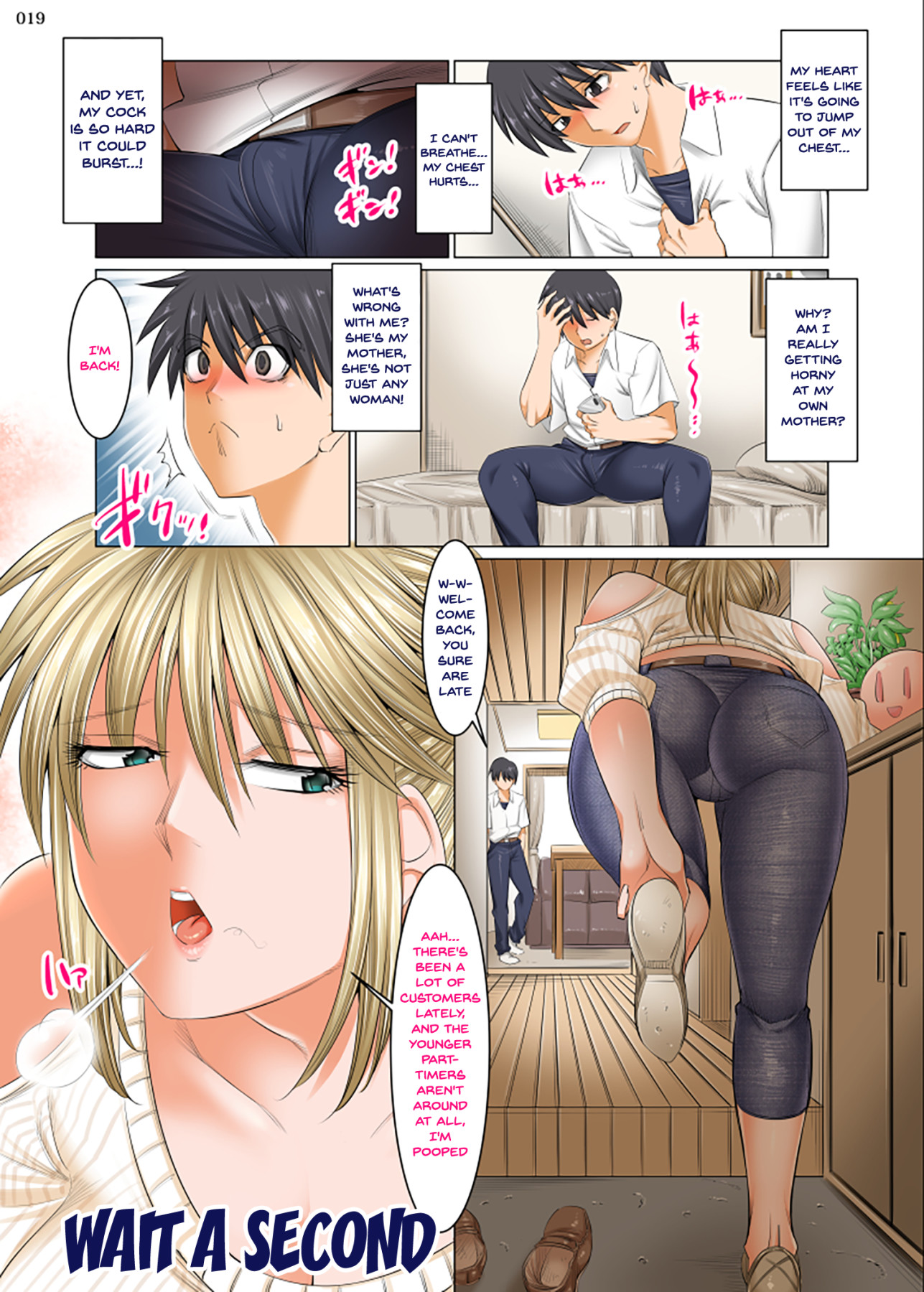 Hentai Manga Comic-What's So Good About My Mom!? This Old Lady Really Wants It LOL-Read-18